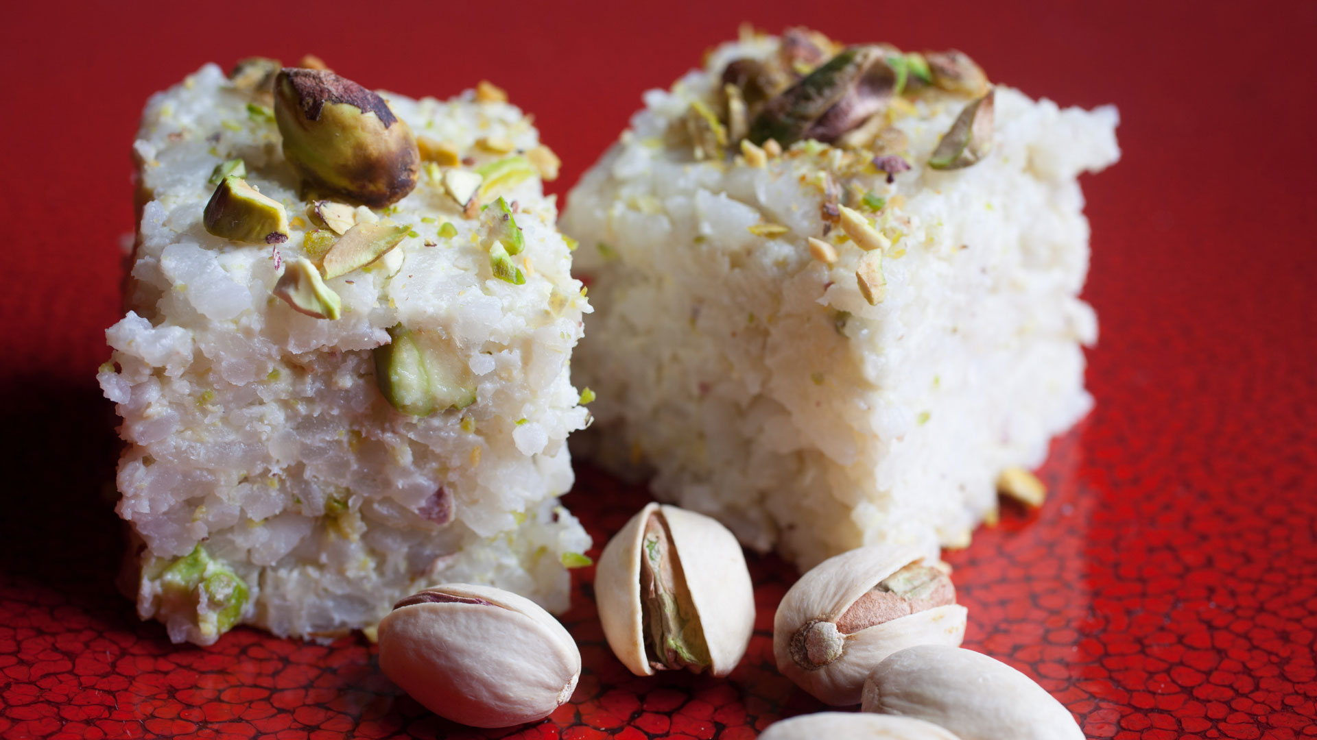 Pistachio Rice Cakes