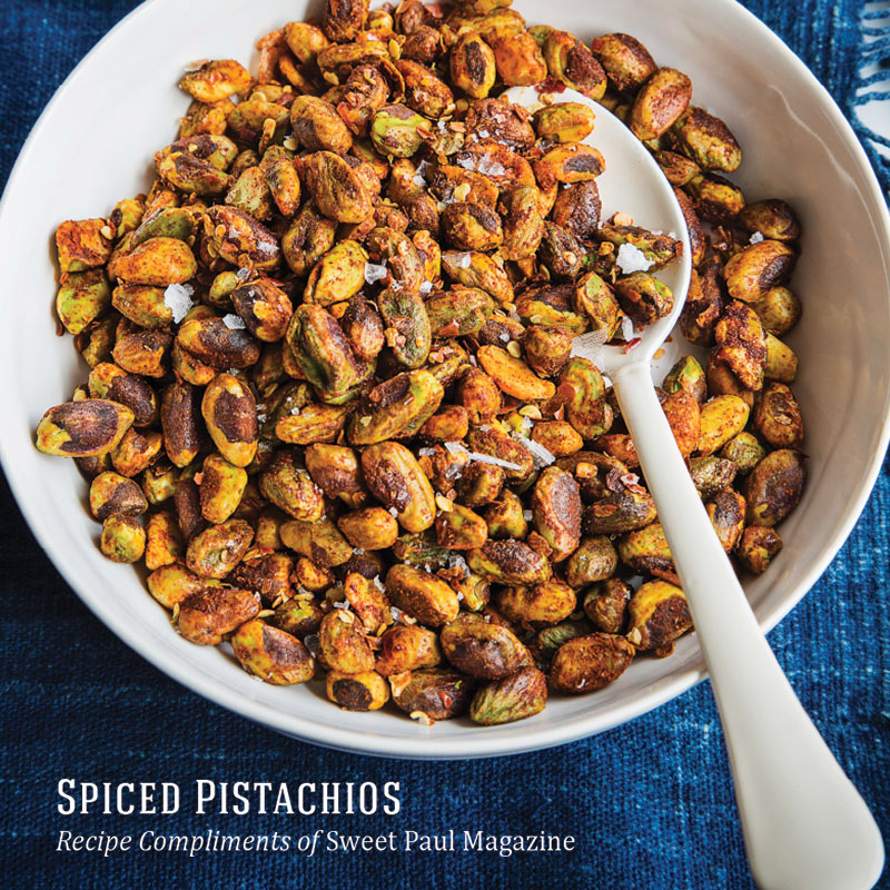 Holiday Recipes - Spiced Pistachios