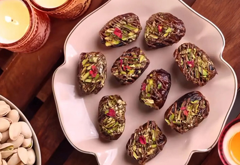Pistachio Dates Kunafa