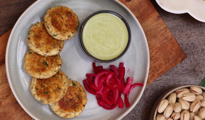 Creamy Pistachio Dahi Kabab